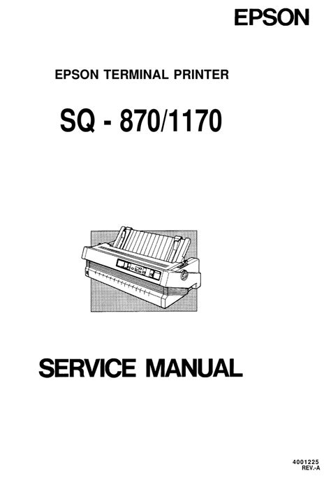 Epson 1170 Manual pdf